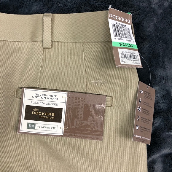Dockers NEW Premium D4 Relaxed Fit  34x29 - Picture 5 of 7